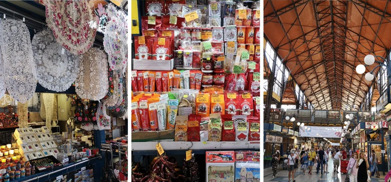 węgierskie menu dnia, hala targowa w Budapeszcie