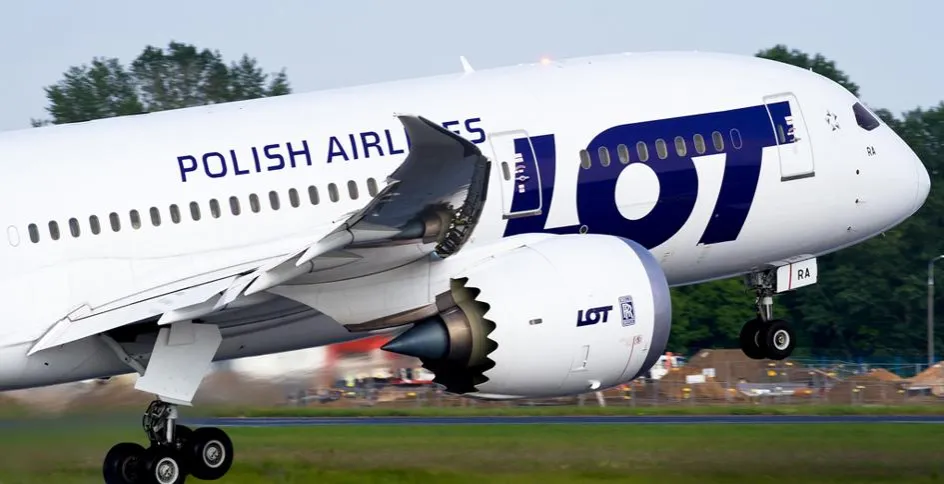 samolot PLL LOT Seul Incheon