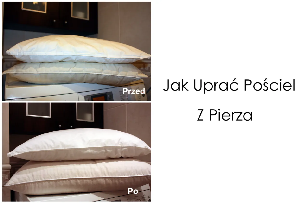 Metka poduszki z pierza symbole prania