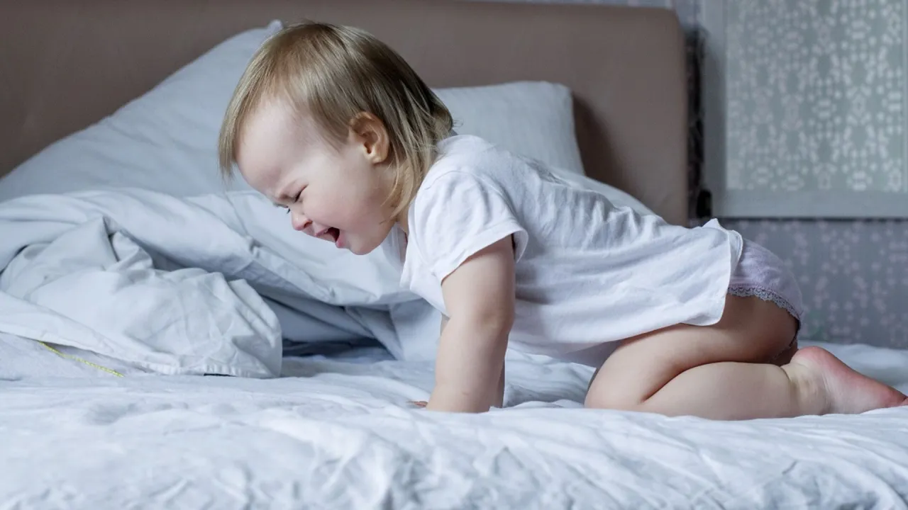 Niemowlę z trudnościami w oddychaniu