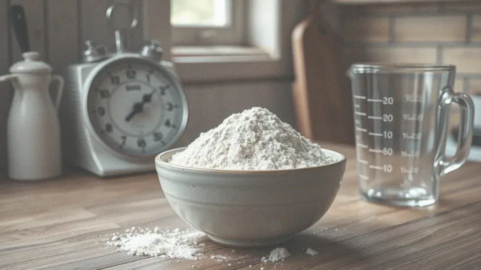 prawidłowe odmierzanie mąki szklanką