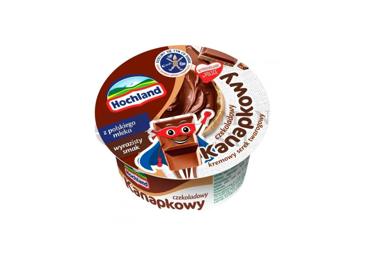 serek czekoladowy Hochland opakowanie