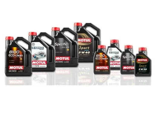Serie olejów Motul, butelki olejów Motul 8100 300V Specific