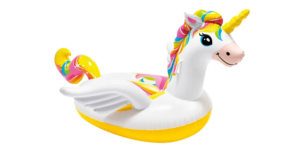 materace do pływania flaming jednorożec wyspa