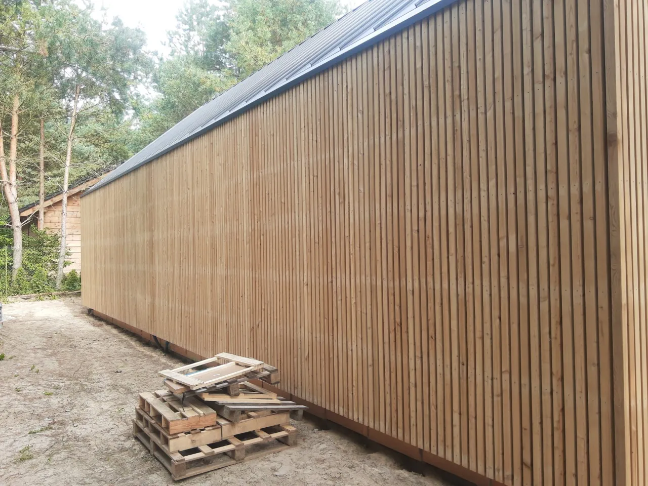 schemat elewacji wentylowanej drewnianej