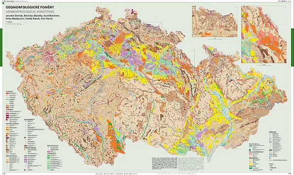 Mapa topograficzna Czech