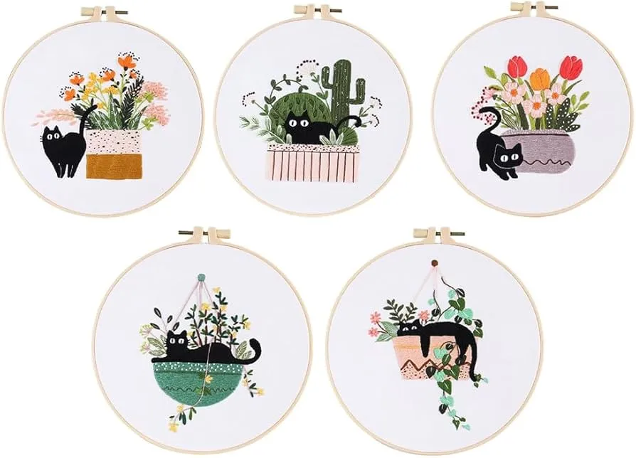 zestaw do haftu ręcznego dla początkujących