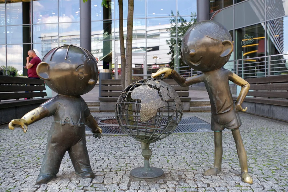 Bielsko-Biała szlak bajkowych postaci, Bolek i Lolek, Reksio