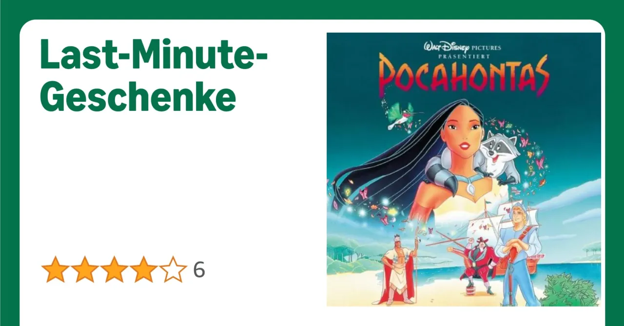 Pocahontas deutscher Soundtrack Cover