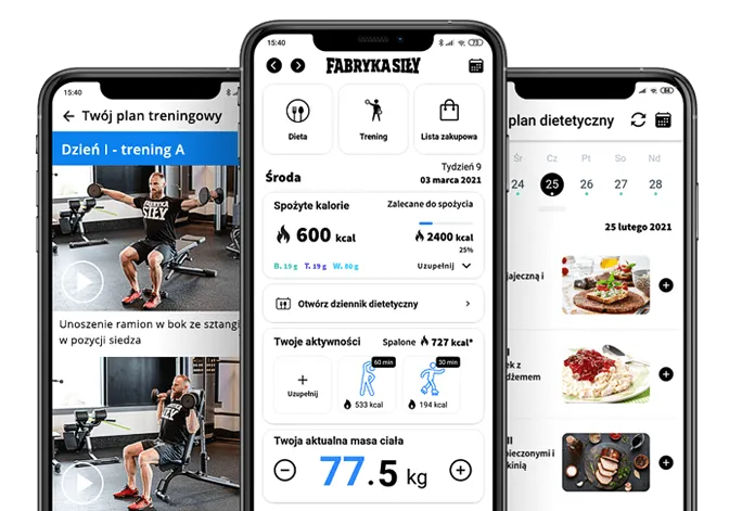 Narzędzia do planowania diety i treningu