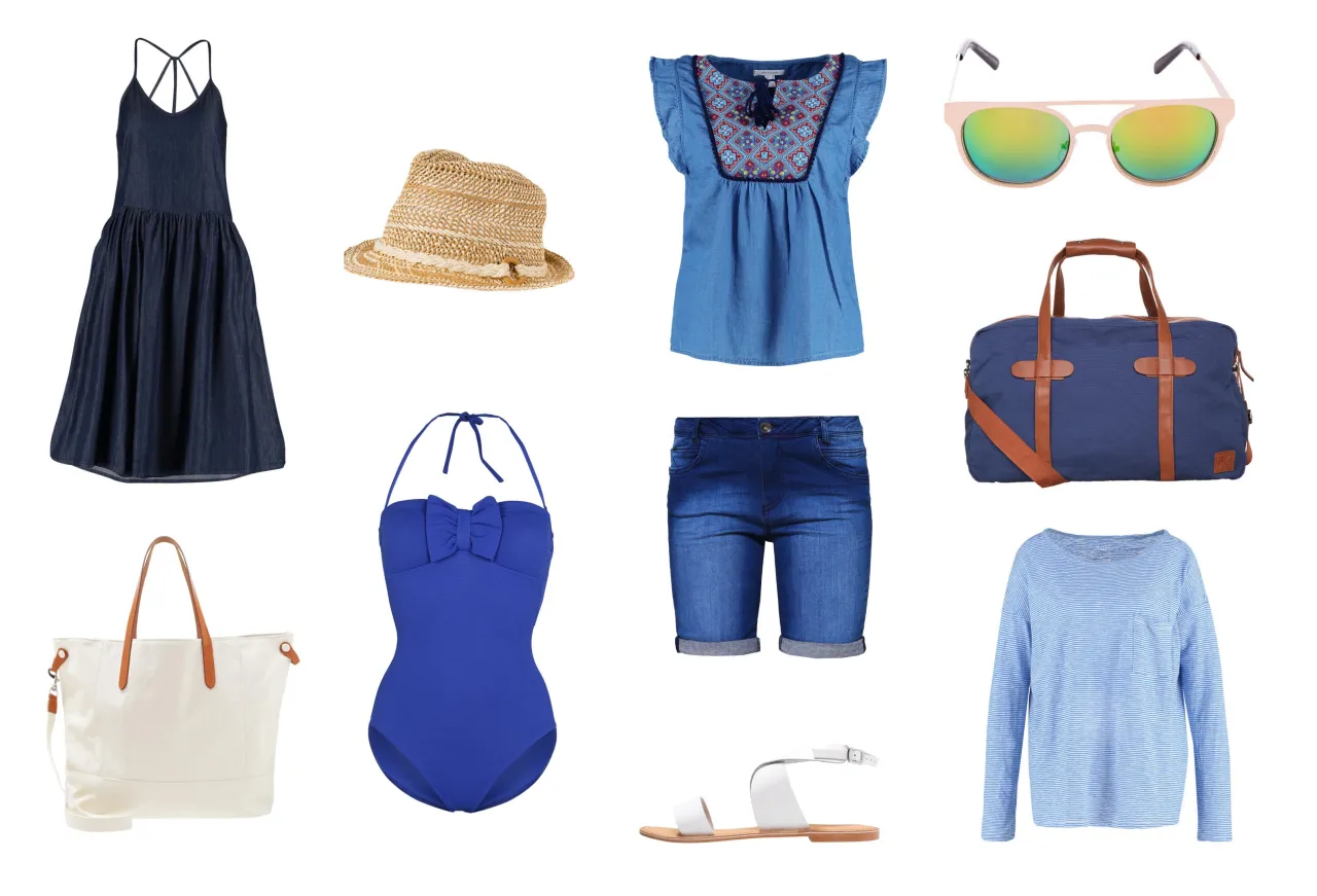 pakowanie ubrań na cebulkę na wakacje nad morzem