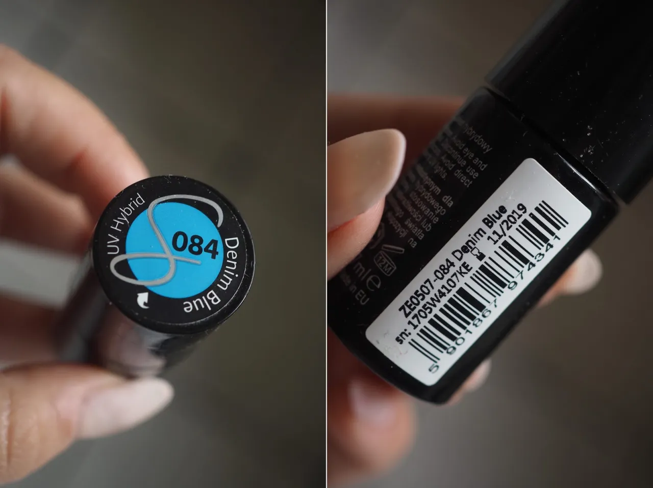 etykiety lakier&oacute;w hybrydowych 3-free 5-free