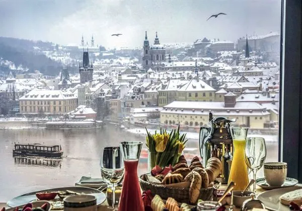 Praga hotele widok
