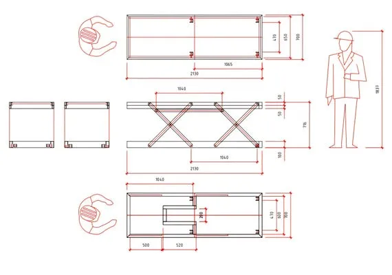 schemat budowy podnośnika motocyklowego DIY