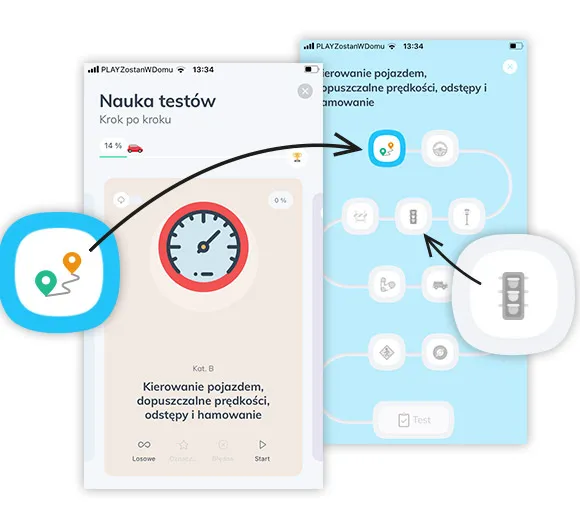 aplikacja do nauki prawa jazdy