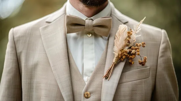 modne garnitury ślubne do sukni ecru