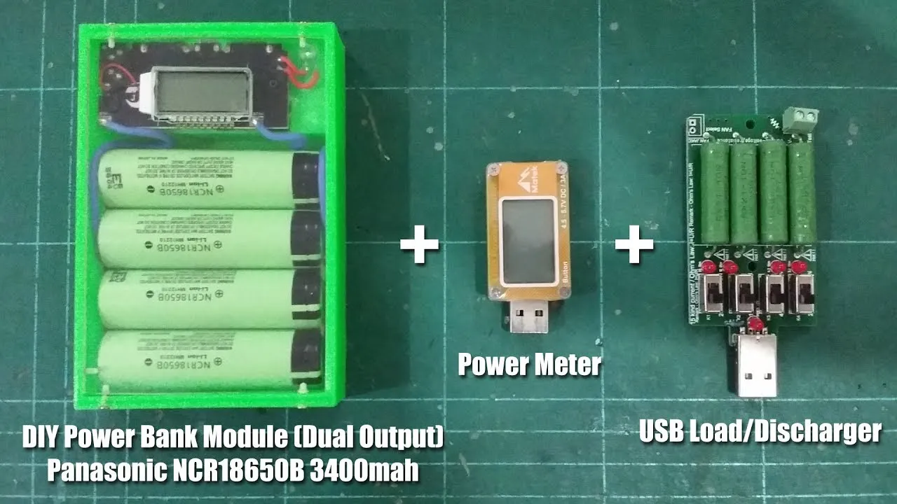 Modułowy power bank DIY komponenty