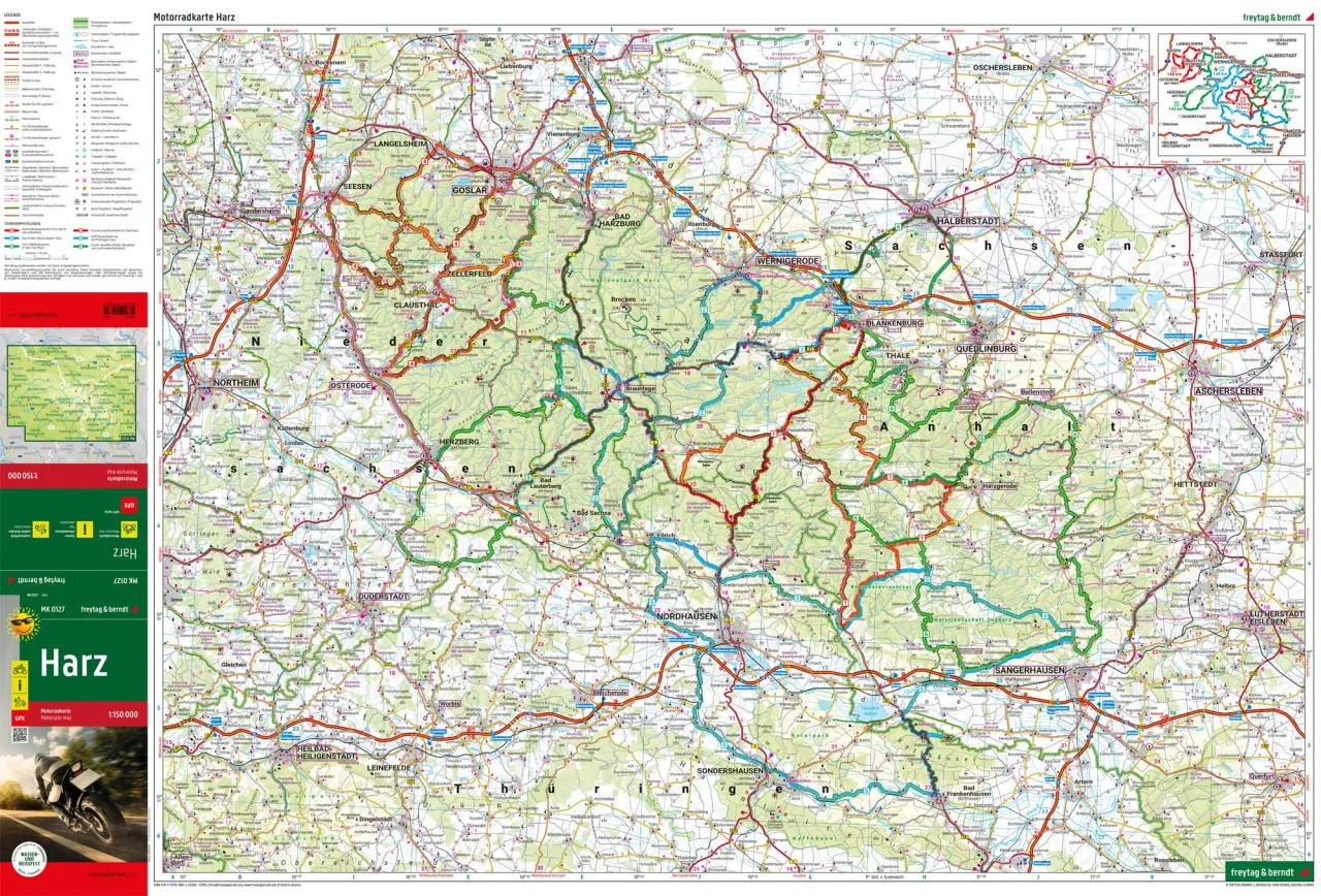 Mapa tras motocyklowych województwo łódzkie