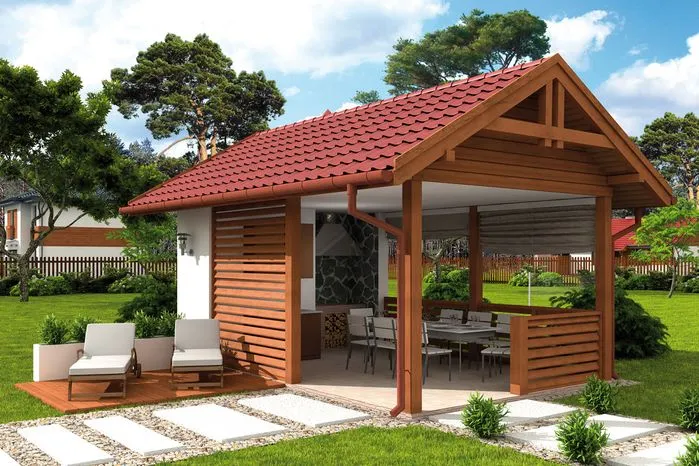 aranżacje altan ogrodowych style