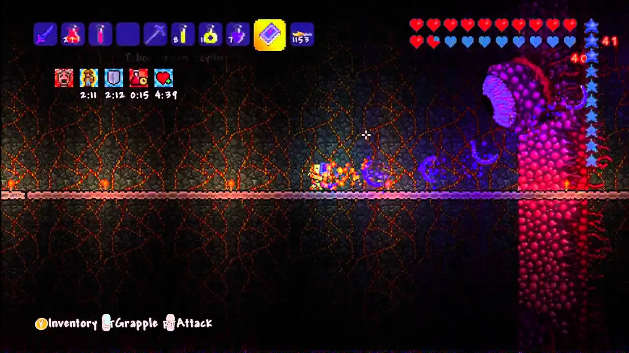 Terraria Wall of Flesh arena budowa