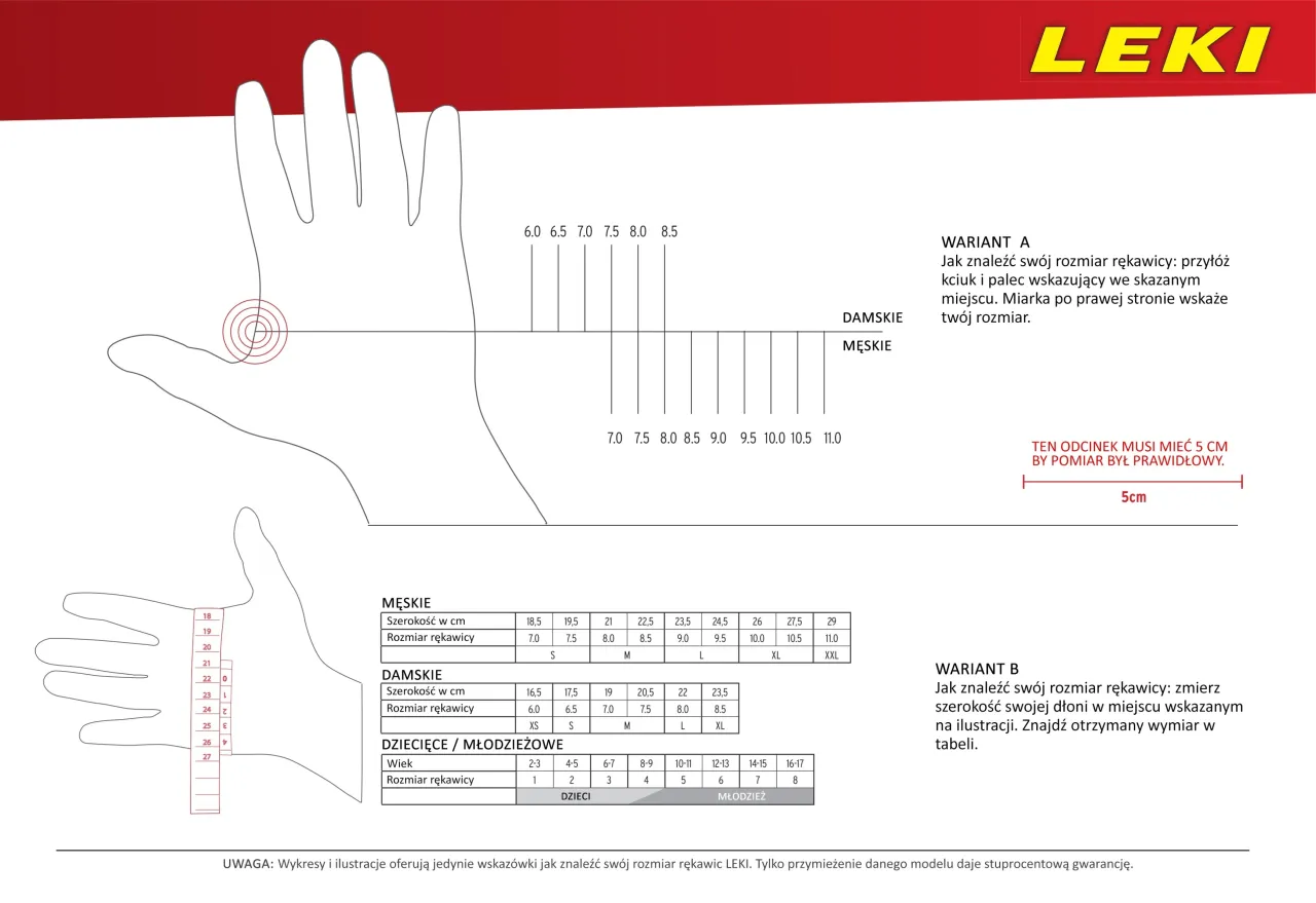jak zmierzyć dłoń do rękawiczek narciarskich
