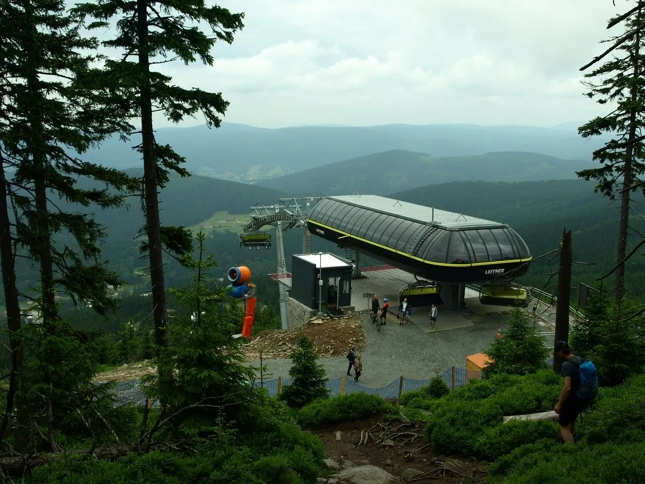 Czarna Góra szczyt maszt RTV