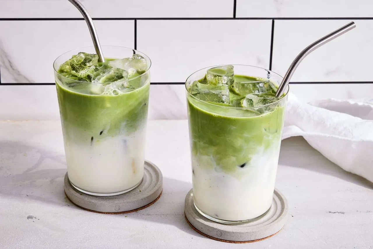Iced matcha latte recipes