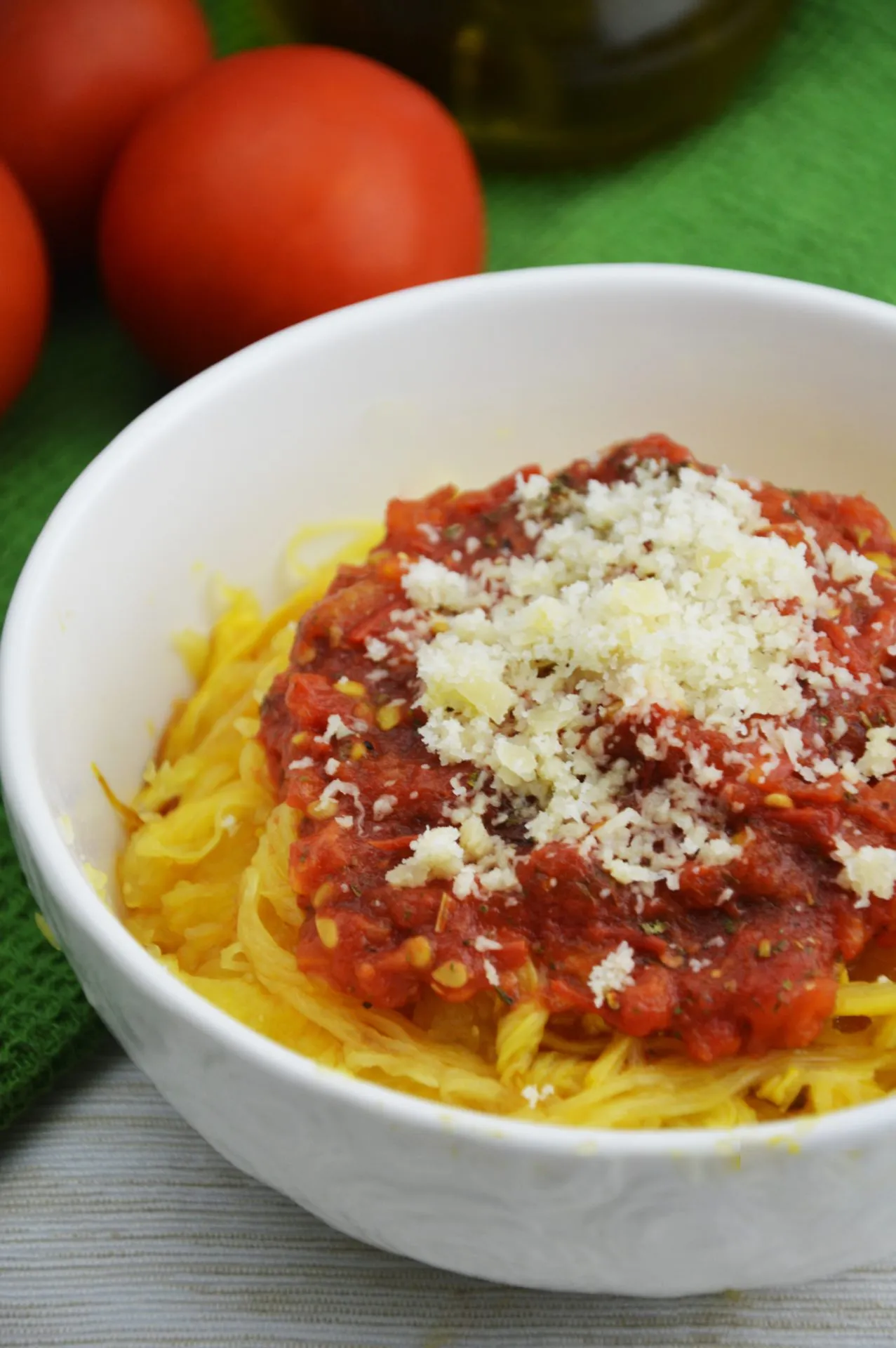 Zdjęcie Pyszne spaghetti z dyni makaronowej - zdrowa alternatywa dla makaronu