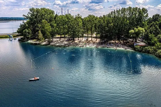 plaża ORW Pniowiec Zalew Rybnicki