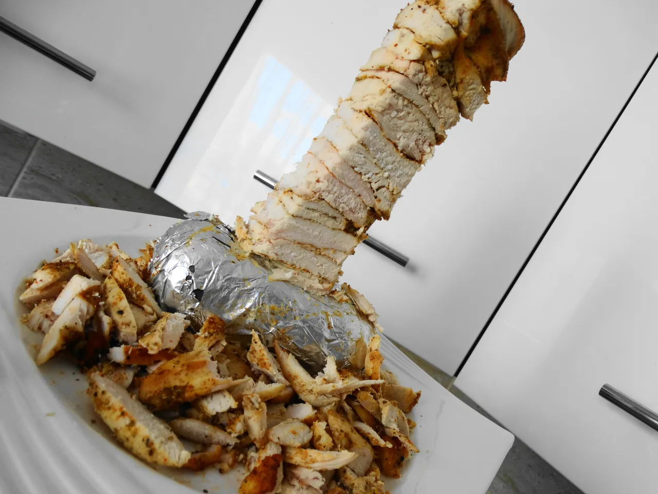 kebab w piekarniku folia aluminiowa