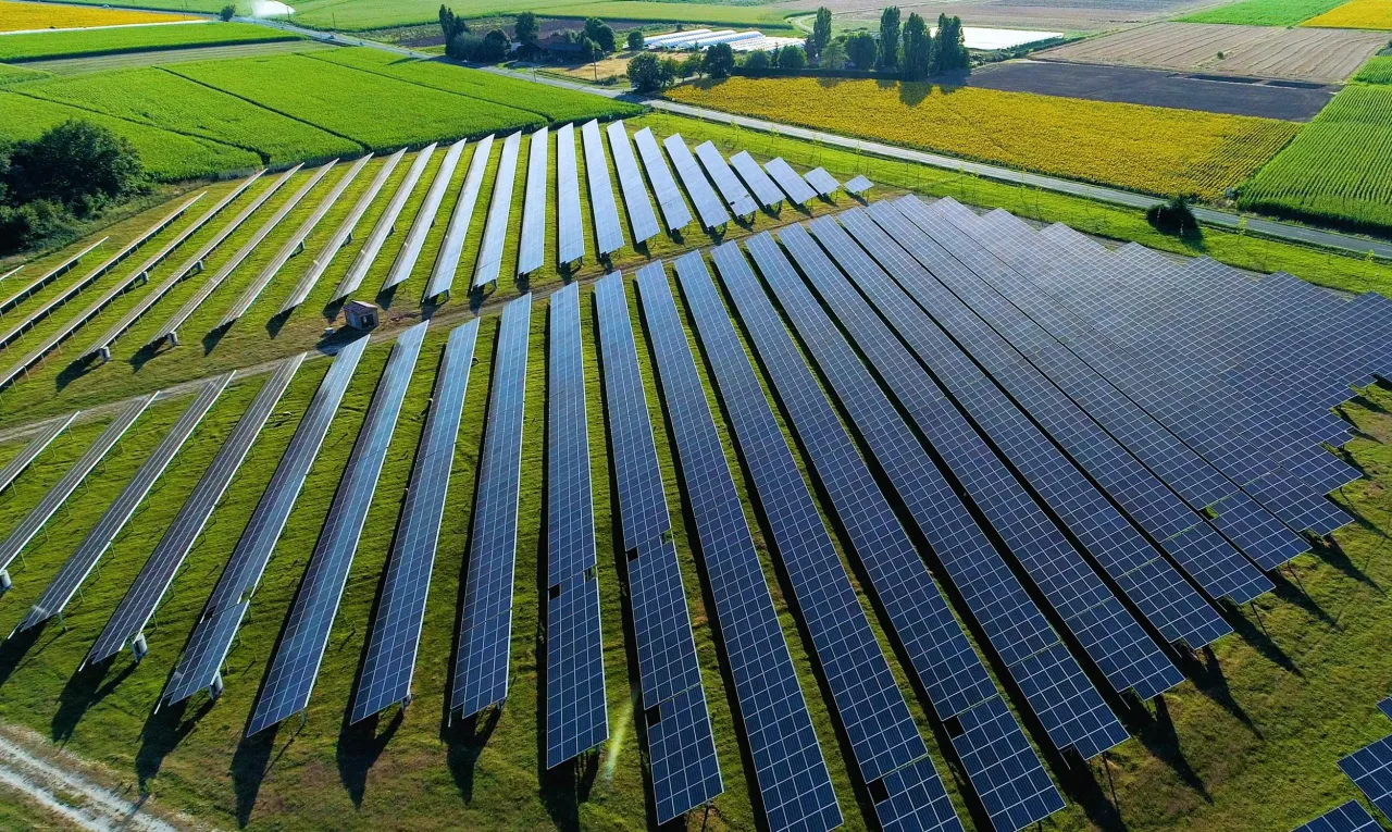 Mapa grunt&oacute;w pod farmę fotowoltaiczną