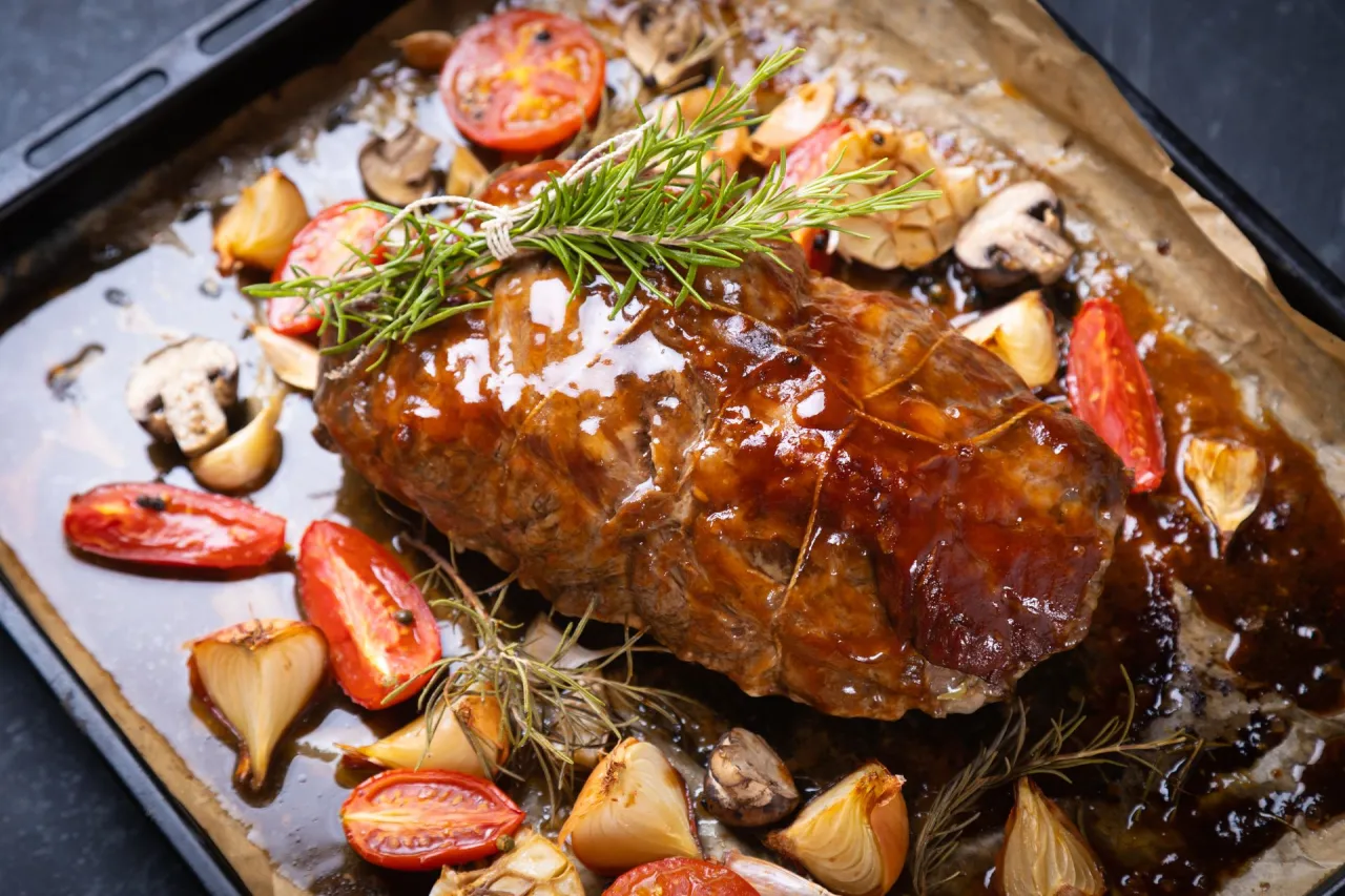 polski obiad z łopatki wieprzowej