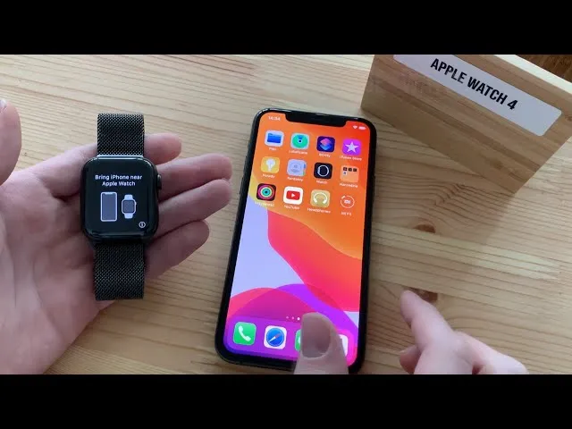 smartwatch iphone przygotowanie do parowania