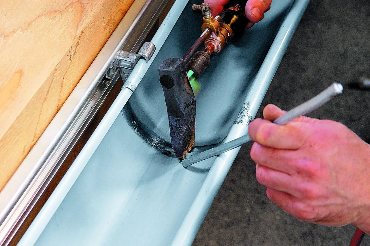 lutowanie rynien ocynkowanych przewodnik