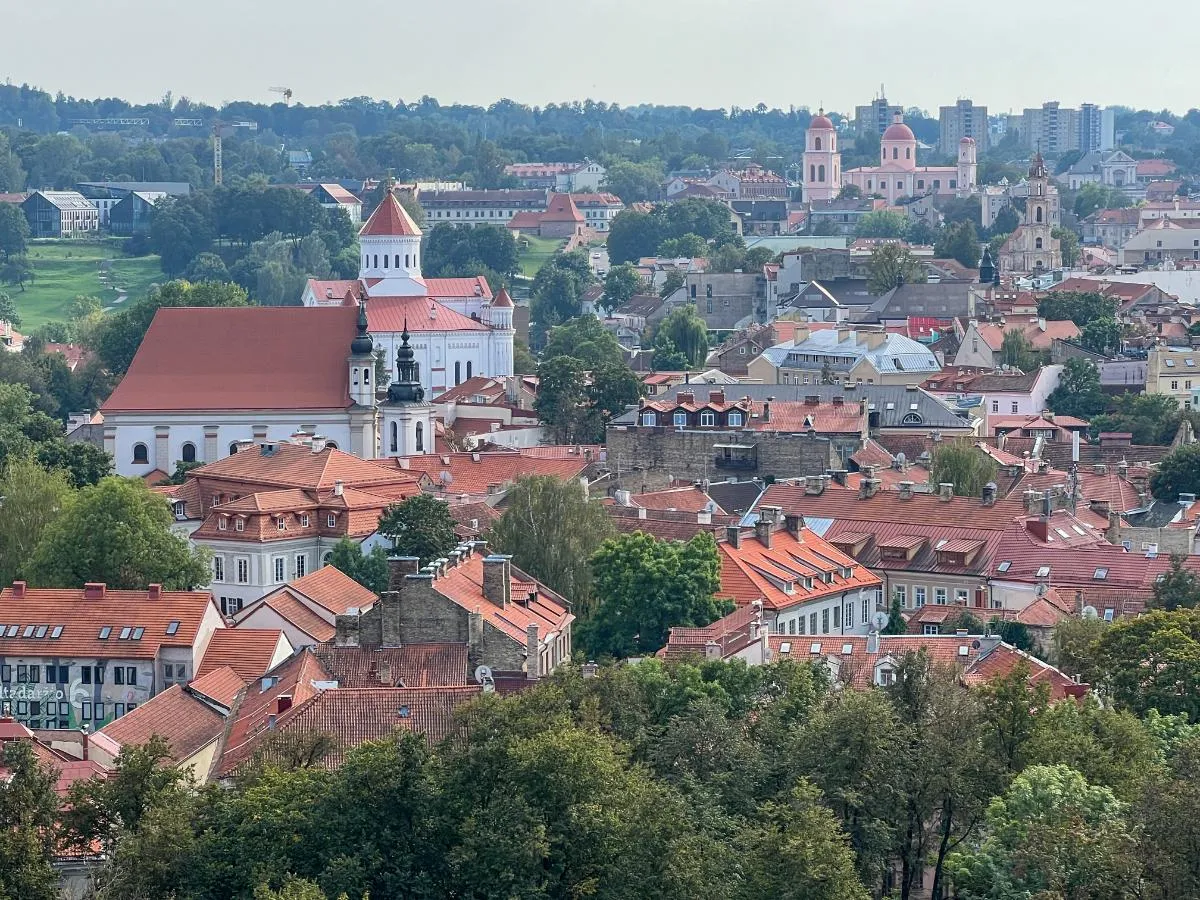 Wilno Stare Miasto panorama