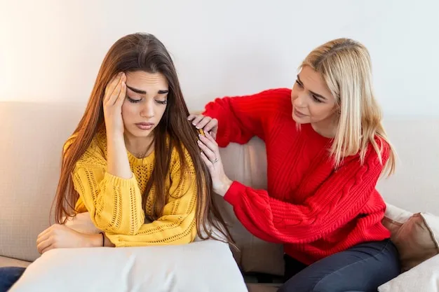 kobiety rozmawiające o problemach, przyjaciółki wspierające się