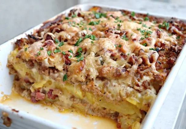 zapiekanka ziemniaczana z mięsem mielonym przepis