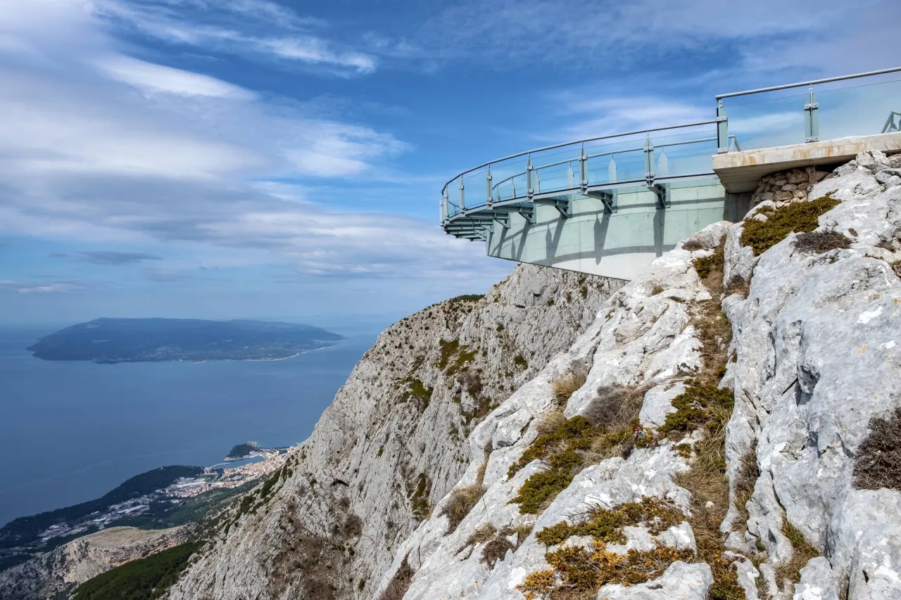 Skywalk Biokovo Chorwacja panorama