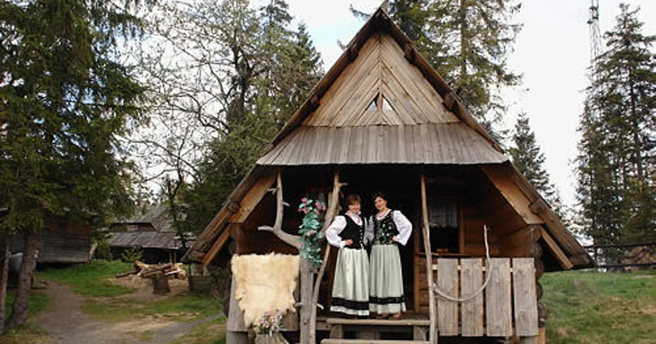 Janina Rzepka w Bacówce u Jancoka, góralska gościnność
