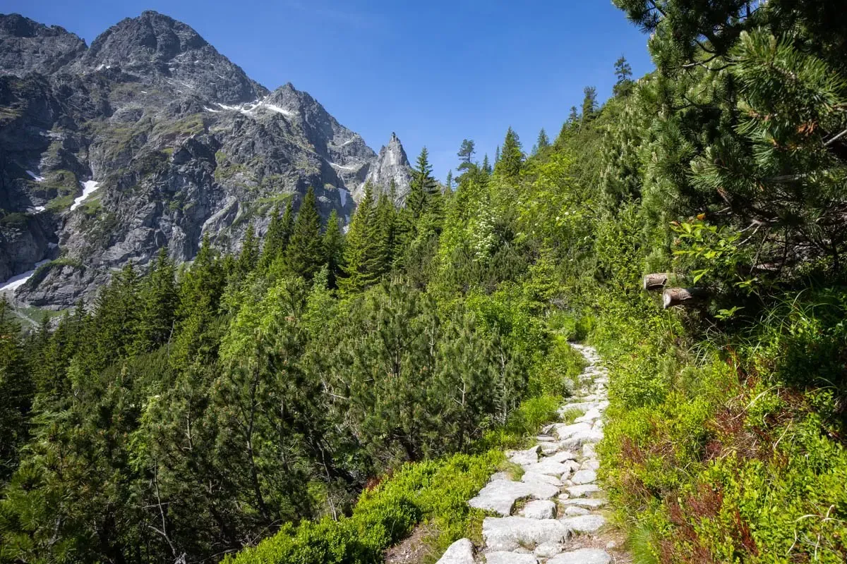 szlak tatrzański widoki trudna trasa