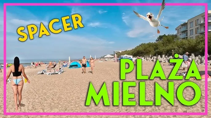 Mielno plaża lato