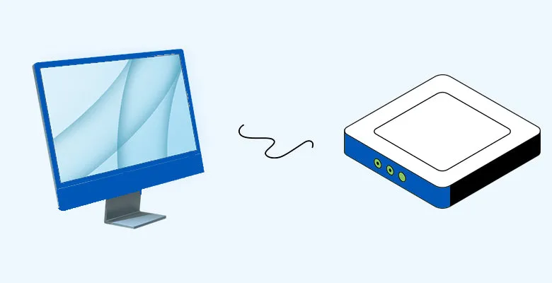 Zdjęcie Podłącz modem do komputera stacjonarnego i ciesz się szybkim internetem