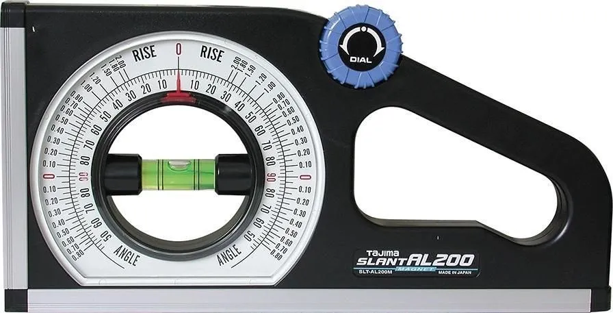 narzędzia do pomiaru spadku poziomica kątomierz miara