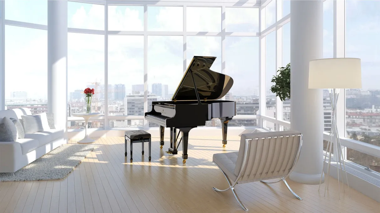 Fortepian Steinway & Sons w salonie