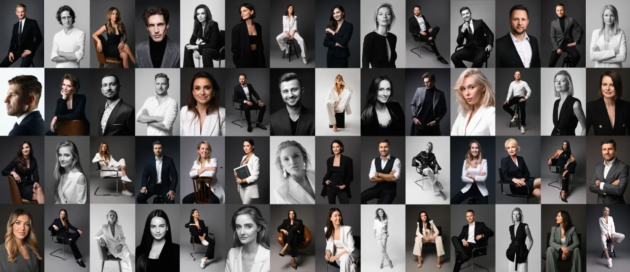 Przykłady portretów studyjnych, plenerowych i biznesowych