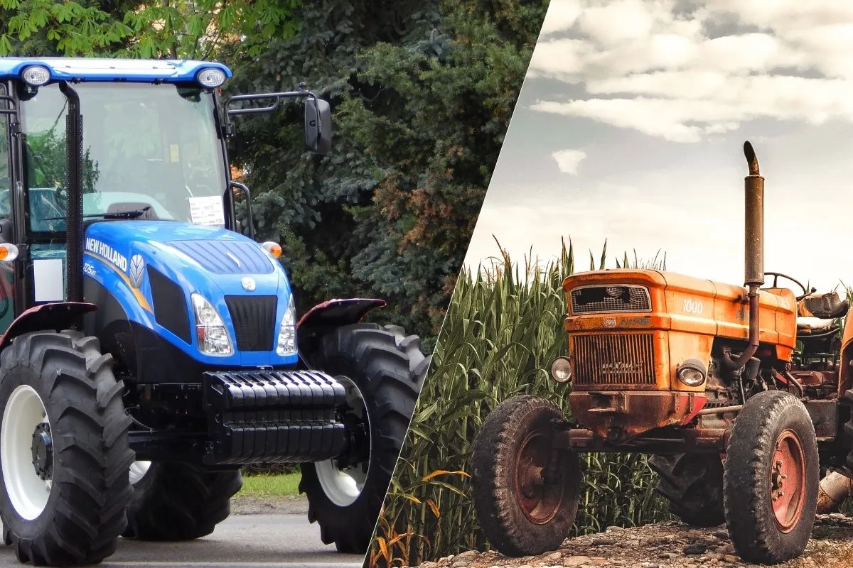 Nowy i używany ciągnik rolniczy porównanie