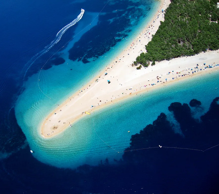 Chorwacja wyspy Hvar Brač Zlatni Rat