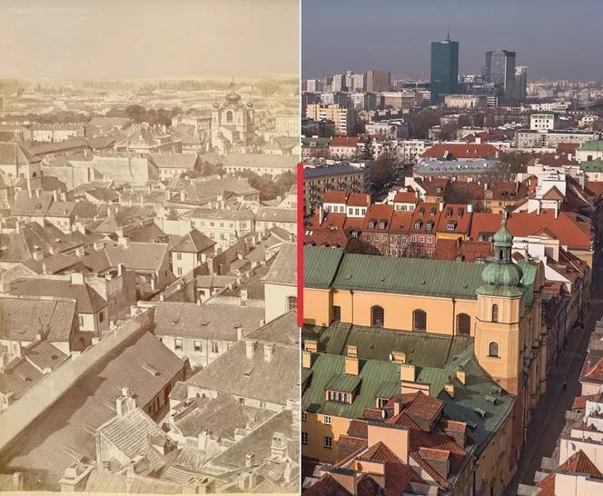 Warszawa stare i nowe osiedla por&oacute;wnanie