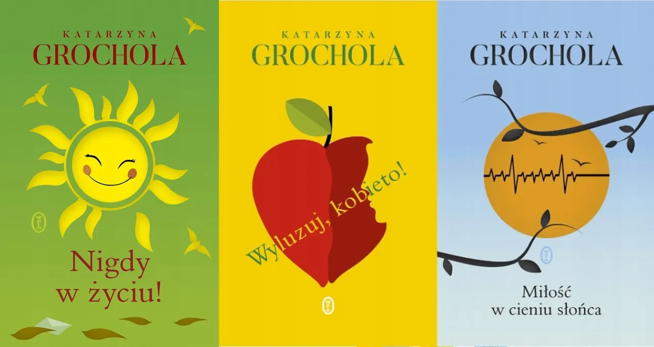 Nigdy w życiu! książka okładka Katarzyna Grochola