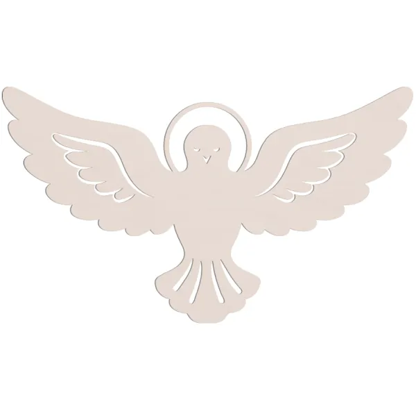 Młoda osoba refleksyjna, symbol Ducha Świętego, bierzmowanie